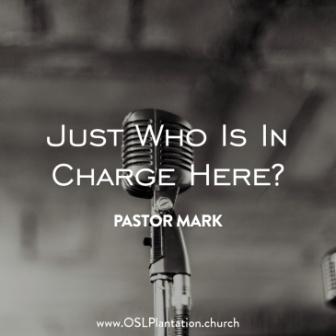 Just Who Is In Charge Here