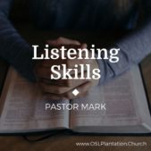 Listening Skills the Good Shepherd